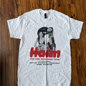 Gildan White One More Haim Tour Graphic Tee